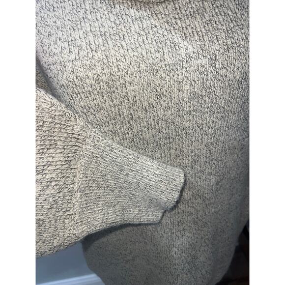 Entro Beige Cowl Neck Sweater Dolman Sleeves High-Low Hem Kangaroo Pocket
M - Picture 10 of 14